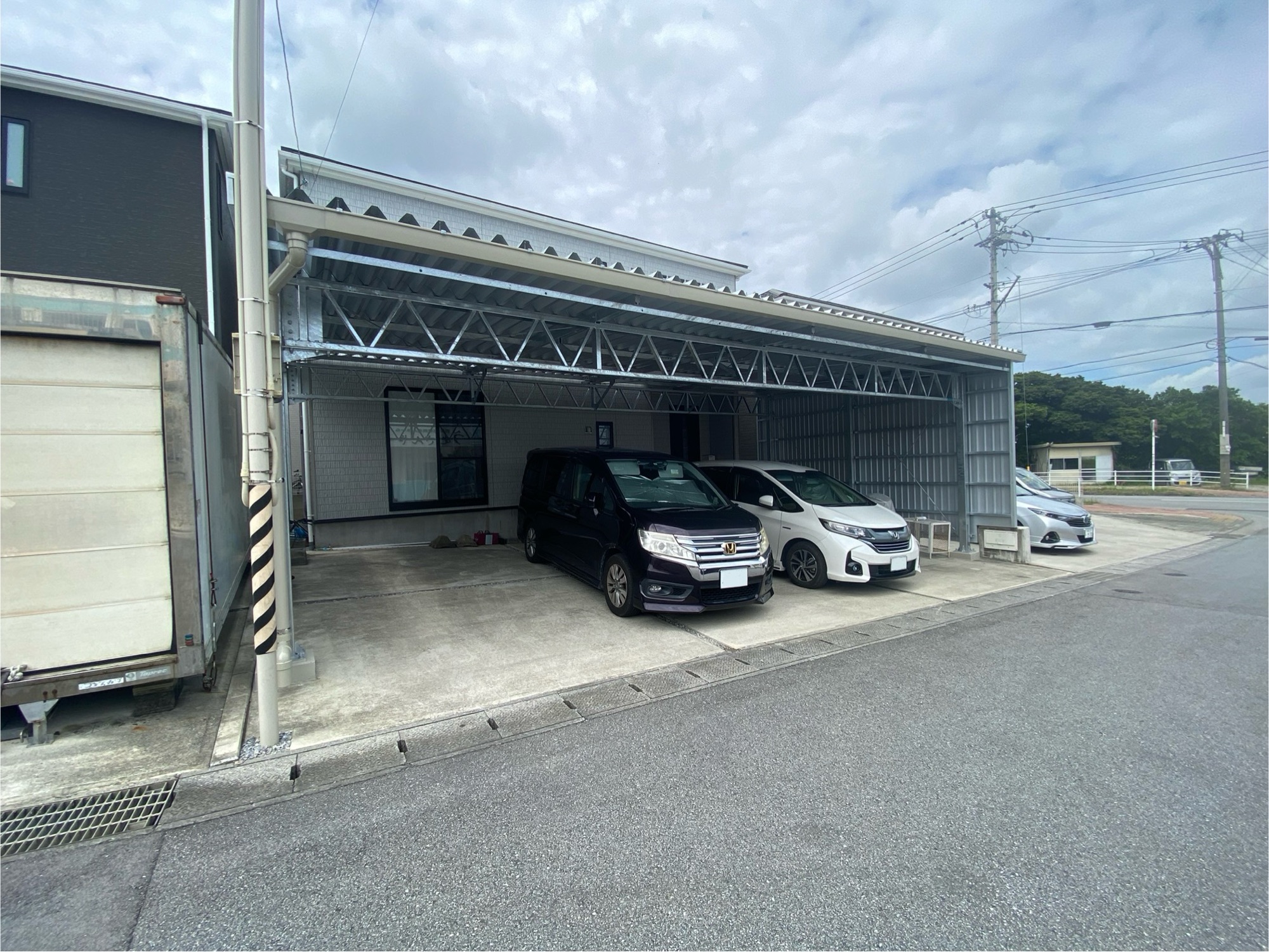 No186-K様 鉄骨カーポート | (有)古蔵工業